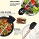 thumbnail image 4 of Juego de 2 utensilios de cocina de silicona antiadherente, resistente al calor y sin BPA., 4 of 5