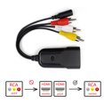 thumbnail image 4 of Adaptador convertidor de audio y video 1080P compatible con HDMI a RCA con cable USB, 4 of 8