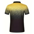 thumbnail image 4 of heyac Golf Shirts for Men Funny Polo Big and Tall V Neck Business Casual Polo Shirts Classic Fit Print Casual Vintage Classic Golf Shirt Summer Basic Golf T Shirt, 4 of 8