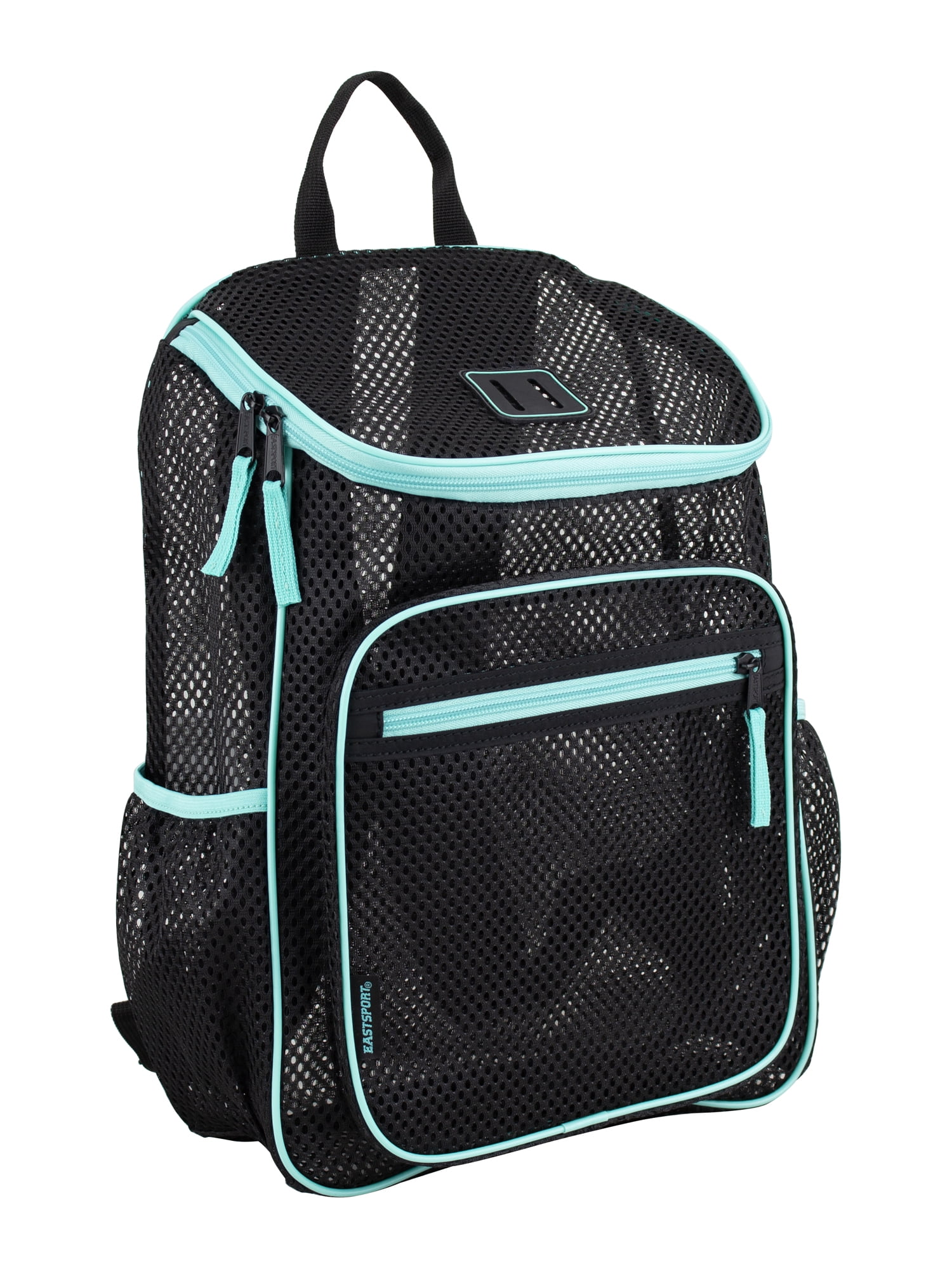 Eastsport Myth Pro Top Loader Mesh Backpack, Black/Pool Blue