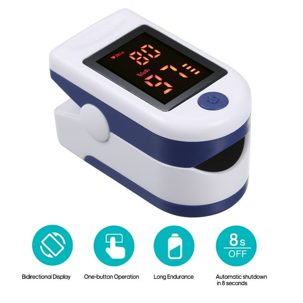 Fingertip with LED Display Digital Blood Oxygen Sensor Saturation SpO2
