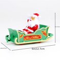 thumbnail image 4 of Christmas Electric Train Set，Toy Track Car With Music，Santa Claus Round Rail Train Toys，Christmas Tree Decoration, 4 of 4