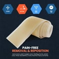 thumbnail image 3 of Med Pride Medical-Grade Silicone Bandages 1.5" x 1.6 Yards, Waterproof Skin Tape for Scar & Wound Care, 3 of 7