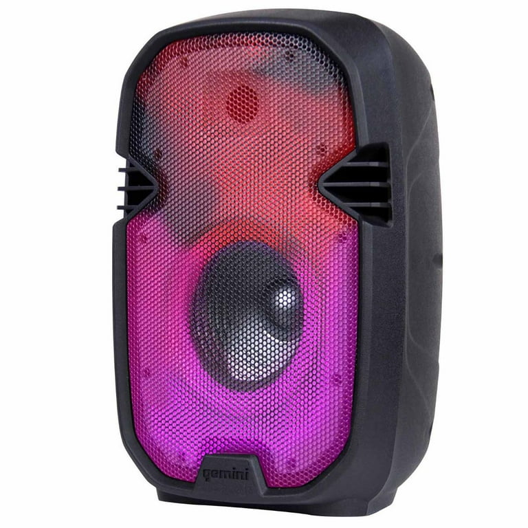 Gemini Rave8 8" Speaker with LED Action and Rechargeable Battery - Walmart.com
