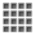 thumbnail image 2 of Qtmnekly 16Pcs Chair Leg Caps Silicone Floor Protector Square Furniture Table Feet Cover Anti-Slip Bottom Chair Pads-Gray, 2 of 9