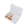 thumbnail image 1 of HILABEE 270 Pieces Wire Crimp Terminal Set 2.8/4.8/6.3mm for Electrical Project Golden, 1 of 9