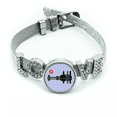 thumbnail image 1 of Torre de cine Pulsera pulsera pulsera de cristal amor pulsera ajustable, 1 of 2