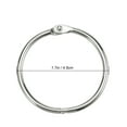thumbnail image 4 of 25pcs Loose Leaf Binder Rings Metal Scrapbooking Book Ring Keychain Clip Holder for Photo Paper Organization, 4 of 8