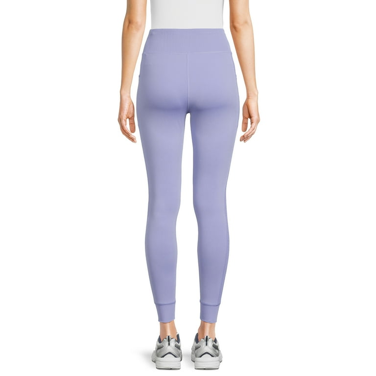 Avia Women's Active Core Performance Print Legging, Purple Oxford Camo,  Medium