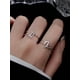 thumbnail image 4 of 1pc Twelve Zodiac Adjustable Ring For Women s925 Sterling Silver Fine Ladies Jewelery Gift, 4 of 4