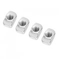 thumbnail image 4 of Filfeel Aluminum Profiles Nut, 100pcs Elastic Nut, CNC Lasers Cutters 3D Printers CNC Routers For CNC Plasma Cutters, 4 of 8