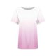 thumbnail image 3 of Blusas para las Mujeres Casual, Rayas Impresas Patchwork Manga Corta Cuello Redondo Top Hecho de 95% Poliéster 5% Spandex para el Verano, Tops Cortos para las Mujeres, 3 of 4
