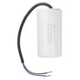 thumbnail image 1 of Capacitor de arranque CBB60 Uxcell 96x49mm 120uF 250V AC 50/60Hz 2 cables Blanco, 1 of 6