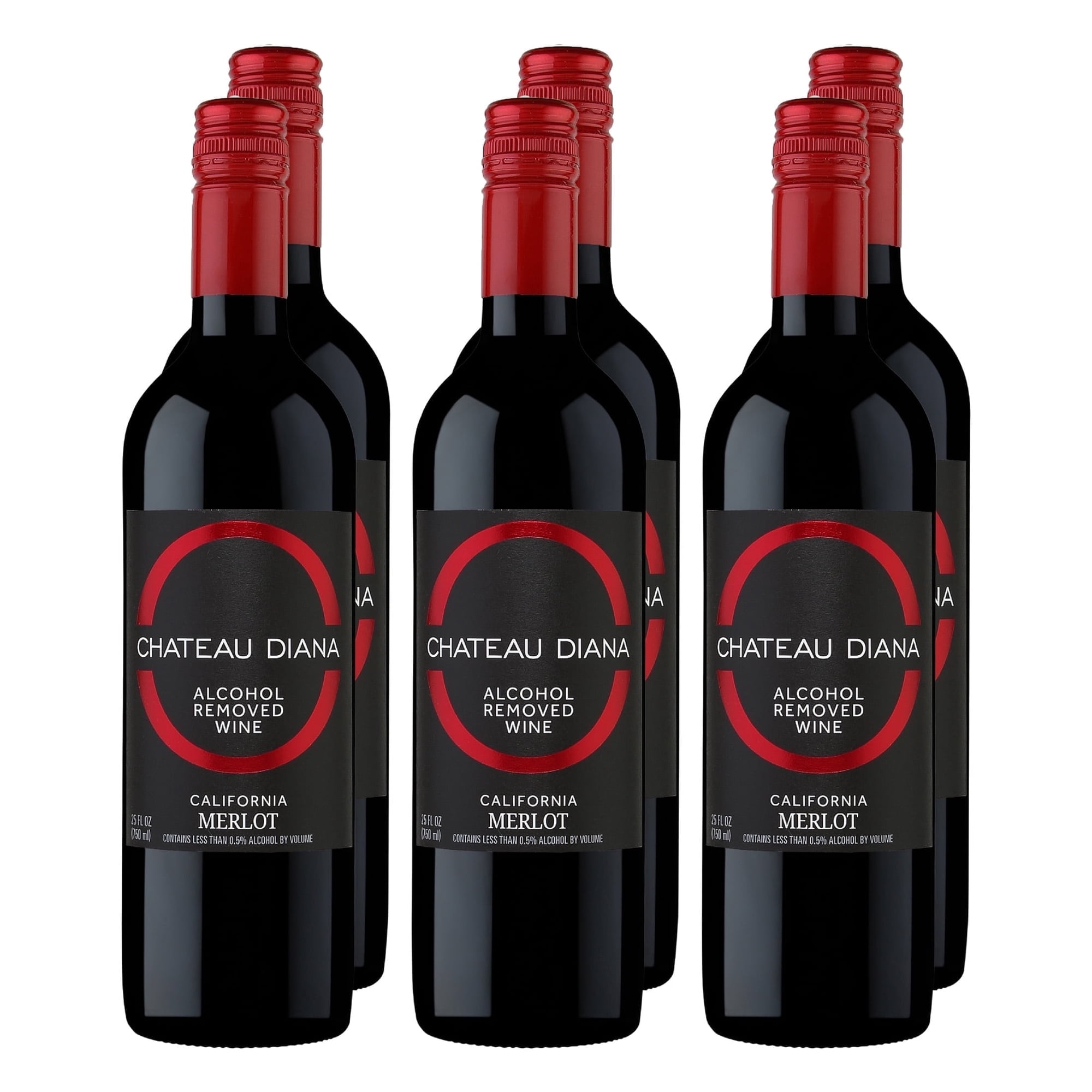 Chateau Diana Zero Alcohol California Merlot - 6 Pack