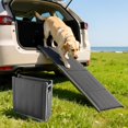 thumbnail image 1 of Rampa para perros VEVOR plegable para coches, 180 cm de largo x 43 cm de ancho, 113 kg de capacidad, 1 of 9