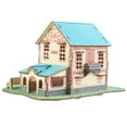 thumbnail image 2 of 3D Jigsaw Puzzle Wooden Craft Kit, Dollhouse Castle Model DIY Building Toys, 2 of 5