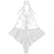 thumbnail image 2 of Gibobby Lenceria mujer sexy Lencería para mujer con encaje frontal abierto, ropa de dormir halter Nighty(Blanco, M), 2 of 5
