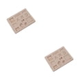 thumbnail image 2 of Matsuzay Molde de silicona para pasteles y Fondant, molde para magdalenas, moldes decorativos para manualidades con azúcar, herramienta Gris Tipo 2 2piezas, 2 of 6