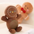 thumbnail image 5 of Coussin Bonhomme en Pain d'Épice Poupée Oreiller Doux Décorations pour Enfants, 5 of 5