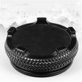 thumbnail image 4 of Pedestal de escultura en relieve negro, base decorativa for maceta, florero, plantas de interior, 4 of 5