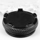 thumbnail image 4 of Pedestal de escultura en relieve negro, base decorativa for maceta, florero, plantas de interior, 4 of 5