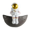 thumbnail image 2 of Escultura de pared de astronauta perfecl 3 Piezas de Resina Decoración de Pared Moderna, 2 of 8