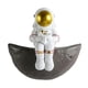thumbnail image 2 of 2 piezas lindo escultura colgante de pared resina guardería habitación sa de estar Hotel pared puerta decoración Colco Escultura de pared de astronauta, 2 of 8