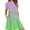 Green, variant on Wancir Women 2024 Casual Summer Dresses Spring V Neck Short Sleeve Knee Length Beach Dress with Pockets