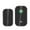 Black, variant on Kumdkd Wireless AC Digital Doorbell - 38 Ringtones, 7-Color LED, 300m Range, Encrypted Signal, Easy Install for Home & Office