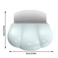 thumbnail image 2 of Cat Comb Pet Hair Removal Massaging Deshedding Brush Grooming Tool For Short Long Hair Dogs Puppies Rabbits Soft Dematting Shedding Matted Remover Bath Comb, 2 of 3