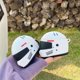 thumbnail image 4 of RV Funda de silicona para Airpods compatible con Airpods 1 y 2 Case Funny Cute Cartoon 3D [Cool Game Series] (casco de motocicleta) Rojo Verde, 4 of 5