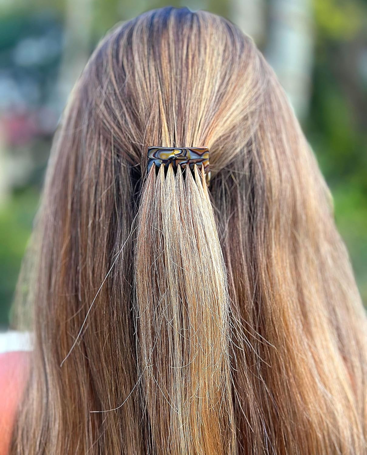 Camila Paris CP3010 French Hair Side Comb Handmade Small Pearl French Twist Hair Combs Decorative, Strong Hold Hair Clips for Women Bun Chignon Up-Do Styling Girls Hair Accessories, Made in France