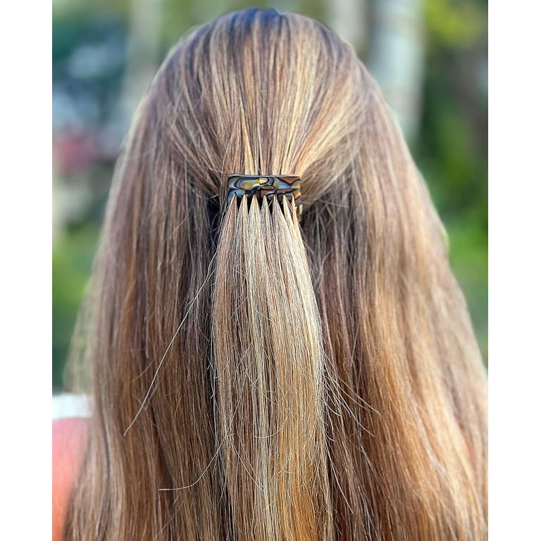 French Comb Hairstyles Clear Curved Hair Side Combs In A Pack Of