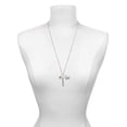 thumbnail image 3 of Delight Jewelry Silvertone Disc 1/2'' Initial - e - Always My Mother Bar Zoe Necklace, 3 of 4
