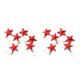 thumbnail image 4 of Inteprter Paquete de 6 estrellas de árbol de Navidad para interiores, dormitorio, Navidad, Año Nuevo, fiesta de cumpleaños, banquete, adorno Rojo 2piezas, 4 of 6