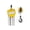 0.5 Ton 300cm, variant on 0.5/1/2/3T Chain Hoist Anti-Rust Manual Chain Block 10/20FT 300cm/6m With Two Hooks For Lifting Pulling Dragging Construction