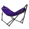 thumbnail image 2 of Tranquillo Universal 106.5" Double Hammock with Adjustable Stand, Purple, 2 of 12