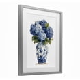 thumbnail image 2 of Stupell Industries Traditional Blue Hydrangeas in Porcelain Gray Framed Print Under Glass, 17 x 21, by Imagine It Images, 2 of 8
