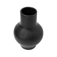 thumbnail image 2 of Better Homes & Gardens 10-Inch Black Ribbed Ceramic Decorative Vase, 2 of 7