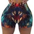 thumbnail image 2 of Picia Mystic Wolf Dreamcatcher Printed Workout Shorts for Women Seamless Scrunch Butt Lifting High Waisted Yoga Gym Booty Running Moisture-wicking Short Pants-X-Large, 2 of 9