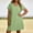 Army Green, variant on Women's Swimsuit Coverup Short Sleeve Bathing Suit Cover up Casual T-Shirt Dress Plus Size Loose Beachwear Coverups L-5XL Red