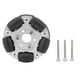 thumbnail image 1 of 60mm Robot Omnidirectional Wheel Aluminum Alloy 360 Degree Rotation Robot Omnidirectional Wheel Replacement for Upgrade, 1 of 4