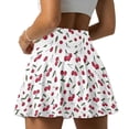 thumbnail image 5 of KUIFORTIRed Cherry Women's Active Athletic Skort Soft Breathable High Waisted with Pockets Inner Shorts Fashion Golf Clothes Athletic Outfits for Running Tennis Golf Workout Sports, 5 of 7