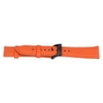 thumbnail image 3 of Correa de muñeca de cuero PU, repuesto de correa de reloj de moda para reloj Huawei, color naranja, 20mm, 3 of 8