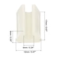 thumbnail image 2 of REGALWOVEN Kitchen Sink Rack Feet, Plastic Sinks Protective Feet Wire Bumpers Protector White 6mm, 2 of 5