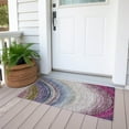 thumbnail image 6 of Addison Rugs Chantille Indoor/Outdoor Transitional Waves Beige Washable Rectangle Rug, 1'8" x 2'6", 6 of 6