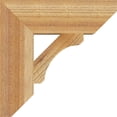 thumbnail image 3 of Ekena Millwork 4"W x 14"D x 14"H Legacy Slat Rough Sawn Bracket, Western Red Cedar, 3 of 4