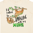 thumbnail image 4 of Inktastic Id Rather Be Hanging with My Mimi Cute Sloths Boys or Girls Toddler T-Shirt, 4 of 5