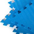 thumbnail image 7 of Tadpoles 12 Piece Rhombus Foam Play Mat Set, Blue, 7 of 7
