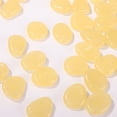thumbnail image 2 of Piedras Luminosas 100 piezas luminosas guijarros rocas mezcla de colores piedra pecera decoración (amarillo) Wdftyju Libre de BPA, 2 of 3